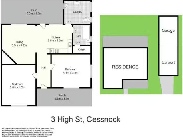 Deal! 2 BR 3 High Street, Cessnock House for rent Listed by S.