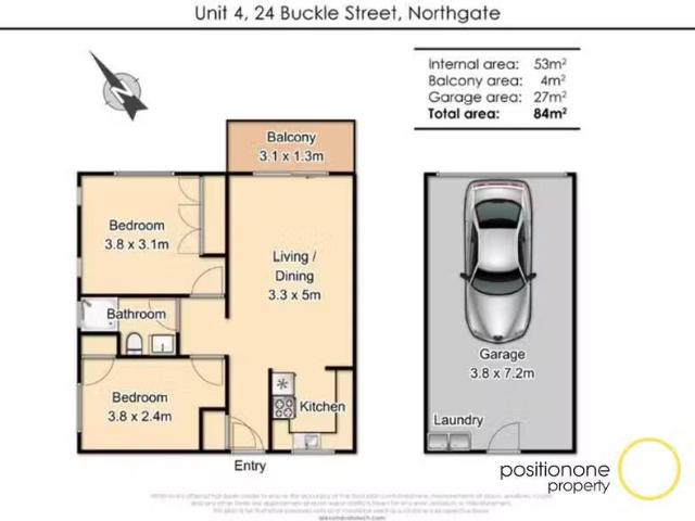 Cheap 4/24 Buckle Street, Northgate QLD 4013