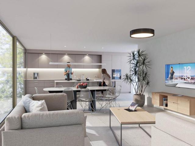 9th floor attic apartment with 4.5 rooms and two terraces