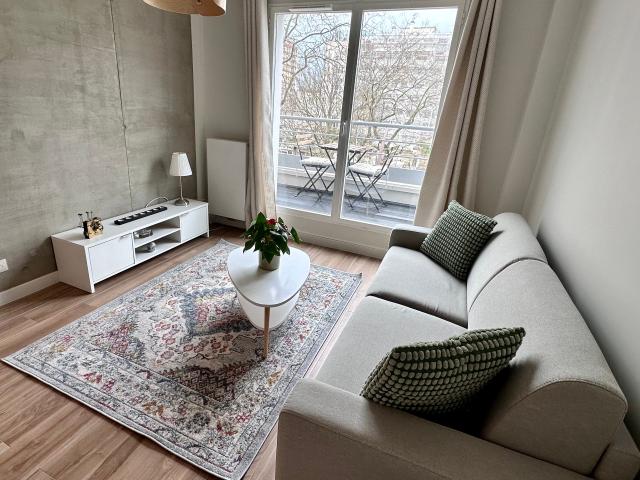 New and carefully furnished two room apartment with a wonderful view of Paris