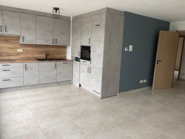 New building apartment with garden