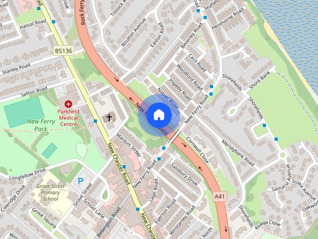 New Ferry Rd, Birkenhead, CH62
