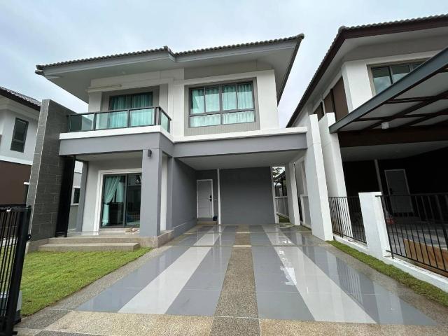 New house for rent พร้อมเข้าอยู่ กาญจน์กนก 12 เฟส 3 โซนฝั่งสวน ติด รร.นานาชาติยูนิตี้คอนคอร์ต R883 T.0946511