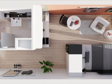 Fully furnished apartment in Hamburg Hammerbrook The Cozy