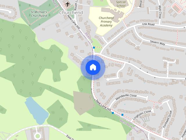 New Lane Hill, Reading