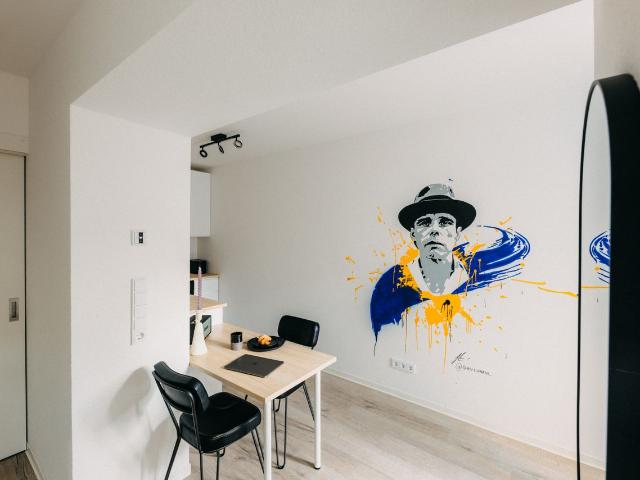 New micro apartment with tiny house character in city centre, Dusseldorf Amsterdam Apartments for Rent