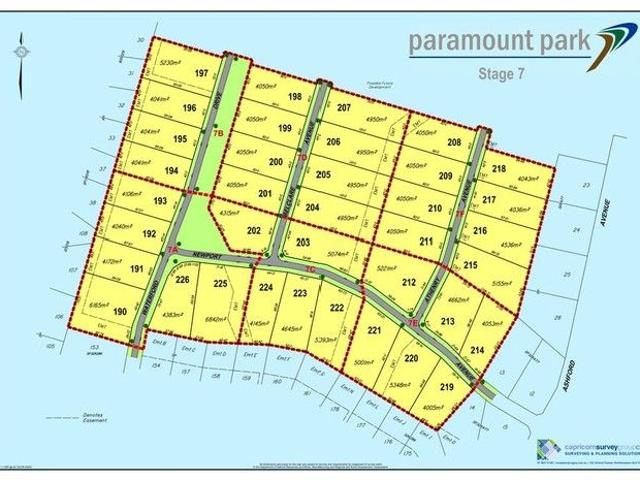 NEW STAGE FOR SALE Paramount Park Acreage