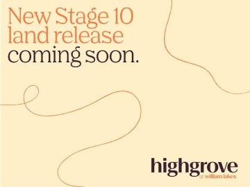Stage 10 Now Selling: Only 2 lots remaining!