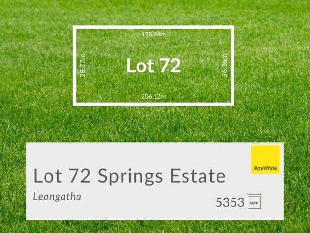 NEW RELEASE SPRINGS ESTATE