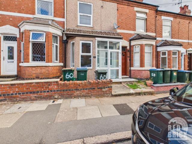Newcombe Road, Coventry, CV5 3 bed terraced house to rent £1,100 pcm £254 pw