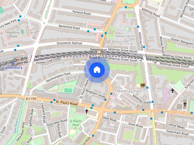 Newington Green Road, Islington, London, N1