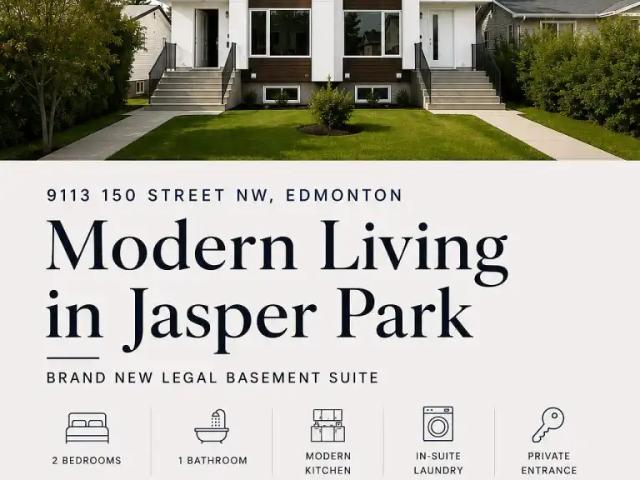Newly Built 2 Bedroom Legal Basement Suite