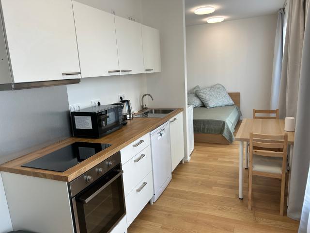 Newly built apartment with fitted kitchen in the Truderinger Forest