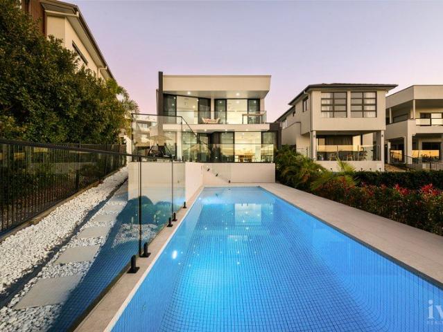 Newly Completed North Facing Waterfront Masterpiece with Wide Water Frontage