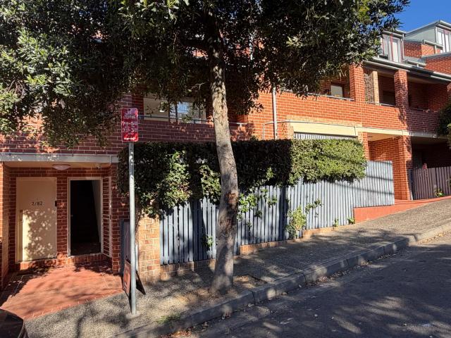 newly painted split‑level one‑bedroom apartment with parking