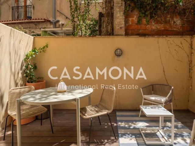 Newly Renovated 1 Bedroom Apartment With a Patio in Gracia