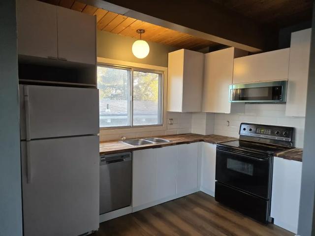 Newly renovated 2 bedroom main floor including garage. — 2 Bedrooms Fourplex