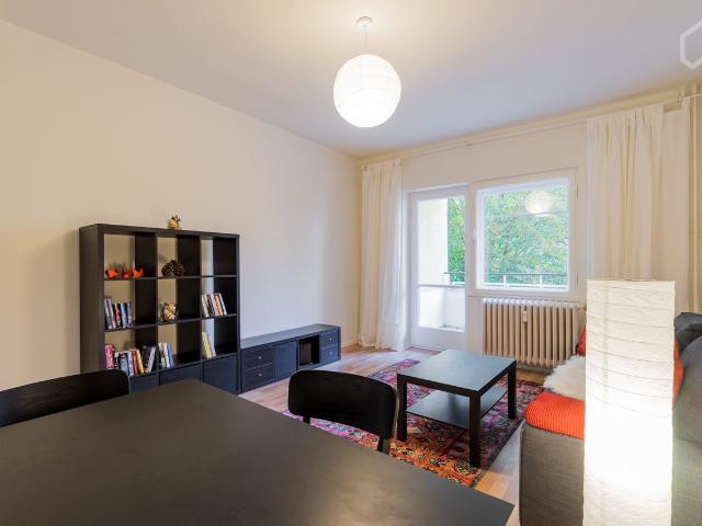 newly renovated and furnished with a south facing balcony near Franz Neumann Platz and Schäfersee, Berlin Amsterdam Apartments for Rent