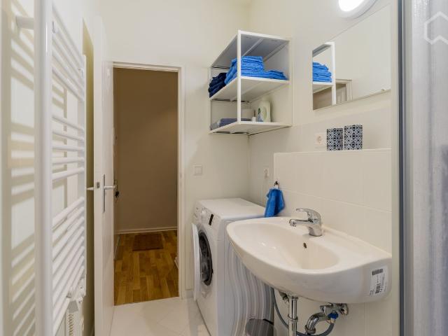 newly renovated and furnished with a south facing balcony near Franz Neumann Platz and Schäfersee, Berlin Amsterdam Apartments for Rent