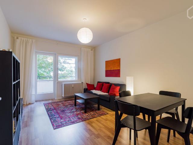 newly renovated and furnished with a south facing balcony near Franz Neumann Platz and Schäfersee, Berlin Amsterdam Apartments for Rent