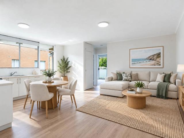 newly renovated two bedroom space
