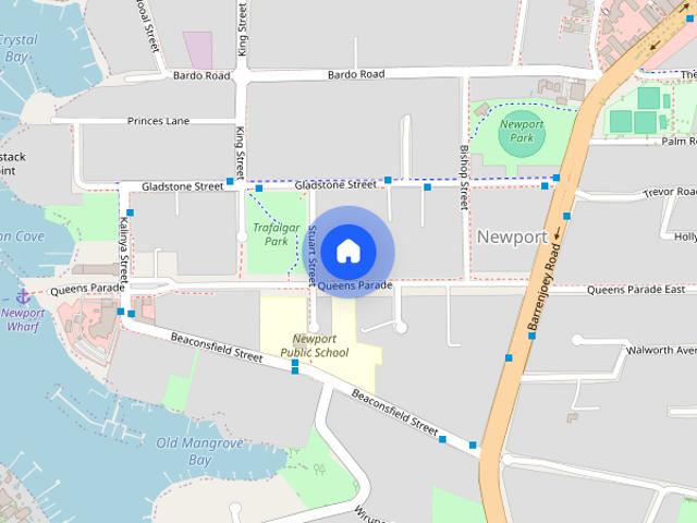 Newport Large open paln flat