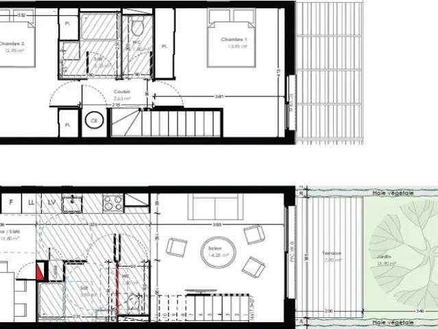 Nîmes Appartement 3 pièces 70.1 m²