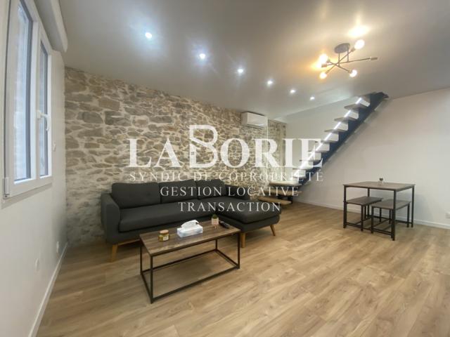 NIMES Location Maison de ville de 52.8m2, 2 chambres