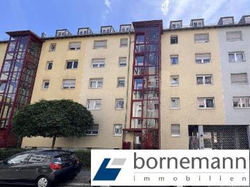 Nibelungenviertel, grün + stadtnah! Freie 3 Zi. ETW mit Balkon und EBK!