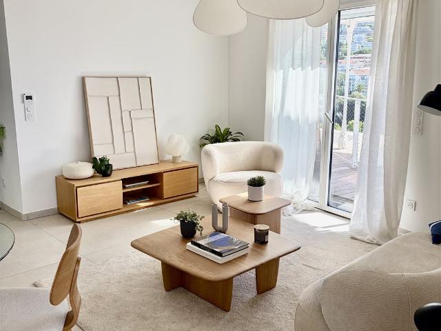 Nice Méridia – 3 pièces d’exception – Terrasse vue mer – Liv. 61m² Nice
