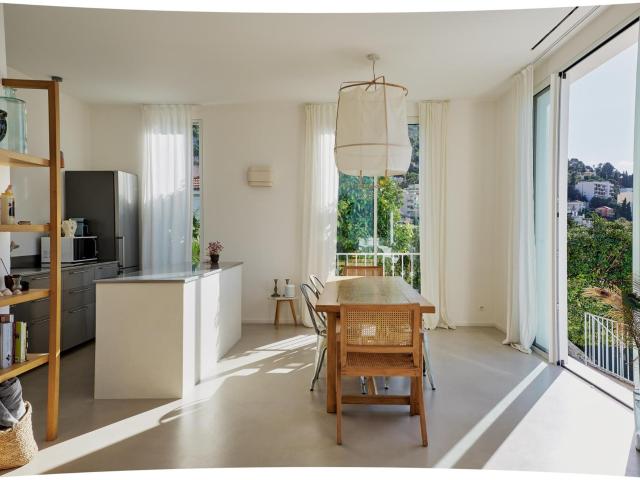 Nice Mont Boron: villa rénovée avec vue panoramique ville e. 130m² Nice