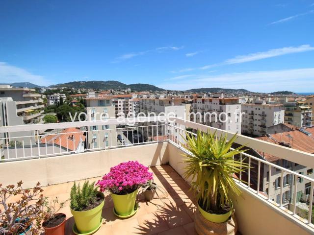 NICE NORD St Barthélémy: exceptionnel 2P avec immense terrasse