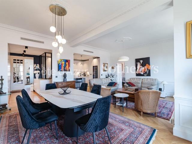 Nice Carré d'Or, appartement Belle Époque de 146 m² avec 4 c. 146m² Nice