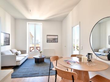 NICE CIMIEZ 3 PIÈCES MEUBLÉ DE 47M² À LOUER LUMINEUX AU CALME VUE SUR JARDIN
