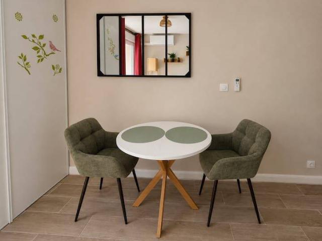 Nice Fabron – Studio meublé avec terrasse de 17 m² et parking