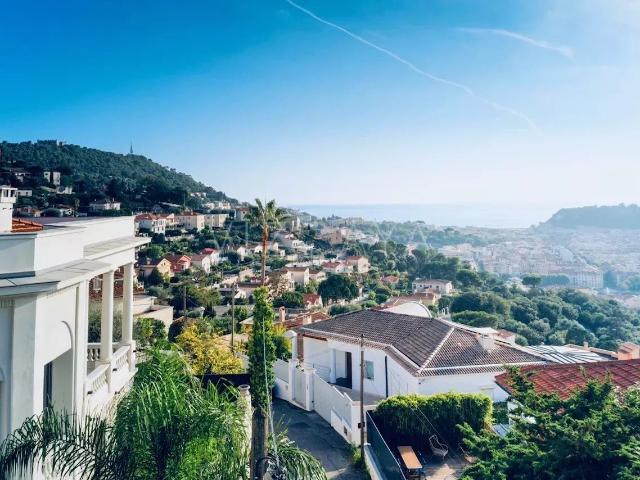 Nice Villa Belle Epoque Vue mer panoramique Meublée