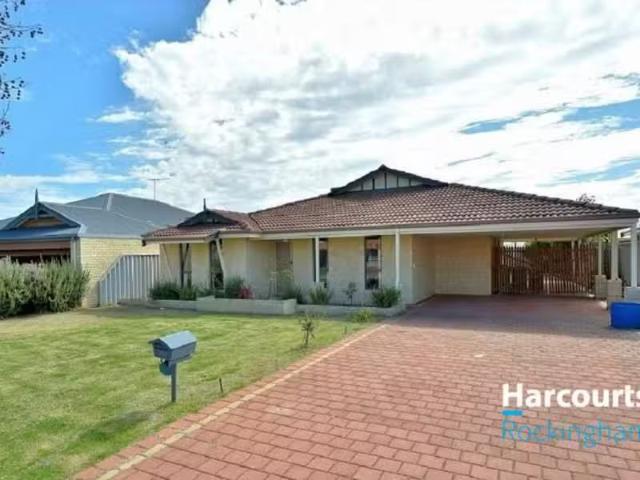 For Rent! 156 San Sebastian Boulevard, PORT KENNEDY, WA 6172.