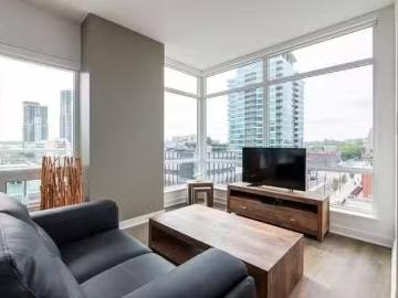 Beltline, Calgary, Alberta - Balcony, Equipped kitchen