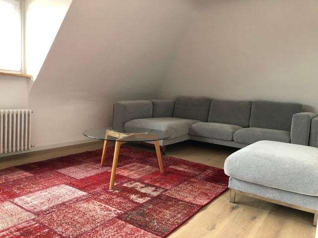 Nice 2.5 room attic apartment with garden in Stuttgart Zuffenhausen, Stuttgart Amsterdam Apartments for Rent