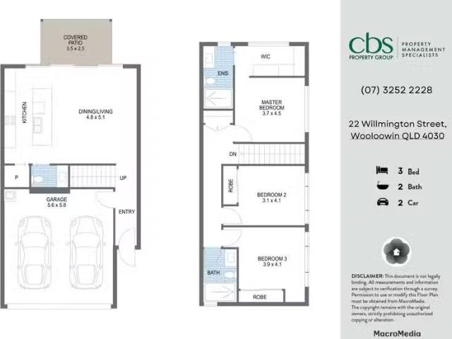Cozy 3/22 Willmington Street, Wooloowin QLD 4030