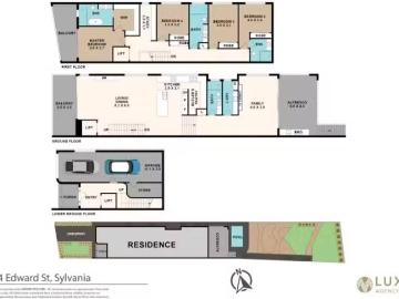 Just in! 4 BR 74a Edward Street, Sylvania Townhouse for rent.