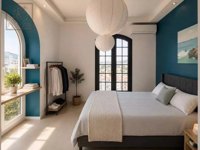 NICE: 5 pièces 135 m² villa moderne sur 2 niveaux avec piscine, vue panoramique, terrasses et jardin de 510 m²