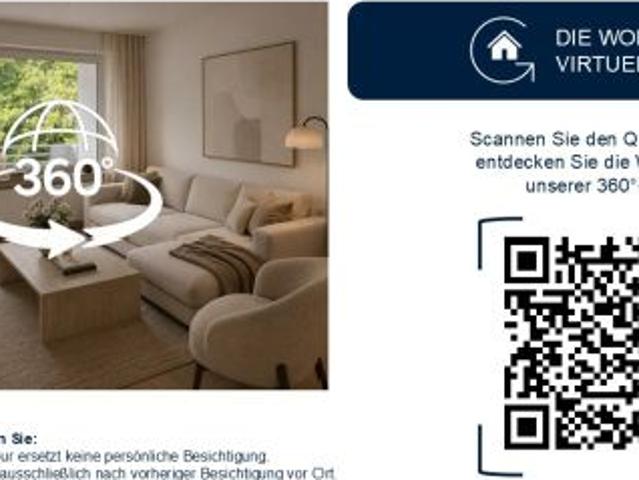 Niddastr. 1, 2 5 Erstbezug nach Modernisierung! 2 Zimmer Wohnung mit Loggia. WBS notwendig!