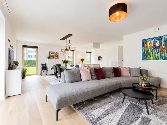 Nieuwbouw gelijkvloersappartement met drie slaapkamers te Blankenberge