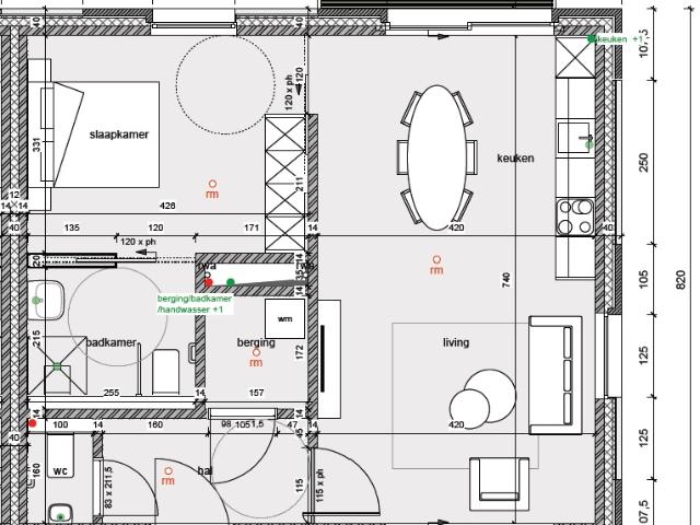 nieuwbouwapp te huur in wommersom 1 of 2 slks + autostpl