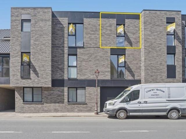 Nieuwbouwappartement met 1 slaapkamer en bovengrondse staan
