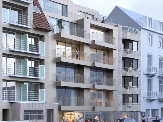 Nieuwbouwappartement met 2 slaapkamers en zijdelings zeezich