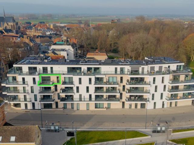 Nieuwbouwappartement met 2 slaapkamers en staanplaats te huur in Diksmuide