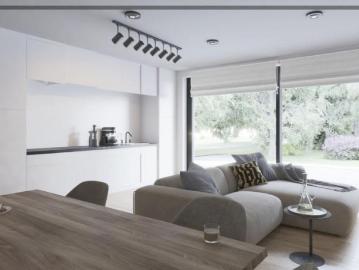 Nieuwbouwappartement met 2 slpk, 2 terrassen en ondergrondse garage voor 1.000 EUR/mnd in Residentie Klarenhof, een Unicum in Eeklo