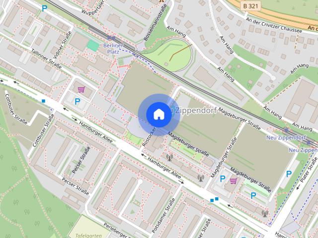 Niedliche DG WE mit Dachterrasse, PKW Stellplatz und EBK !
